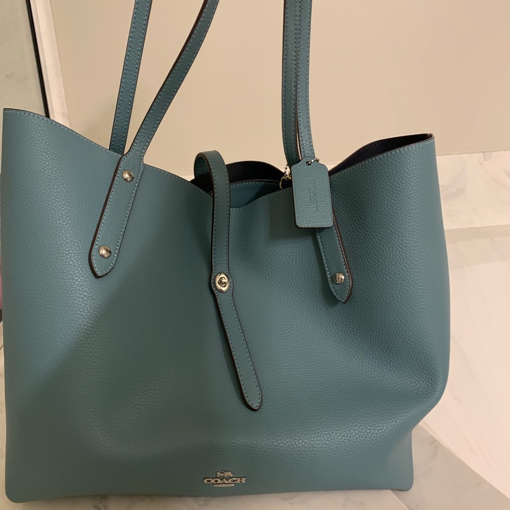 Coach Market Tote authentic blue